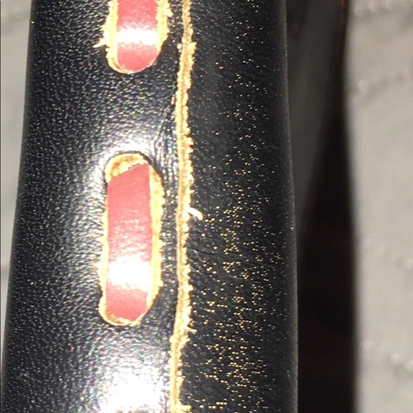 RARE Hand Stitched Roxy Vintage EUC Leather Purse - Picture 15 of 15